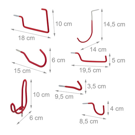 Tool hooks, 32 parts