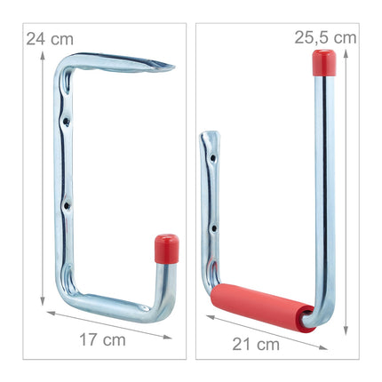 Tool hooks, set of 4