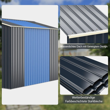 Tool shed extension metal tool shed extension (only for the tool shed with item no. 13248905)