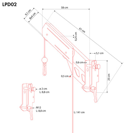 Top Lift for Machines and Atlases, HMS Compatible