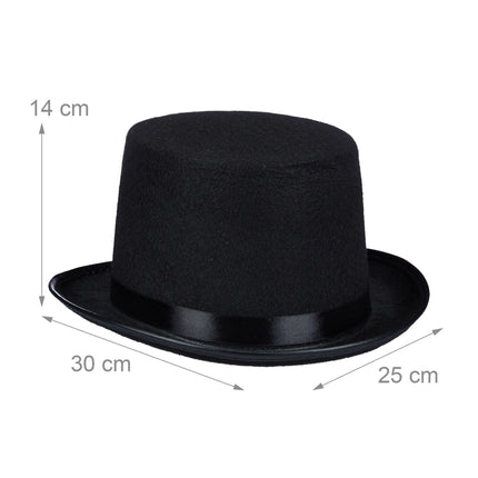 Top hat black
