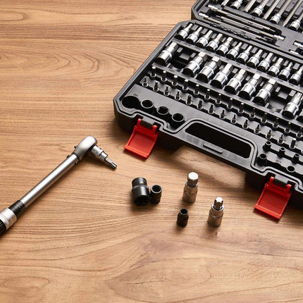Torx And Hex Bit Socket Set, 107-Piece SAE Metric