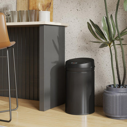 Touchless 30L Stainless Steel Sensor Bin, Soft-Close
