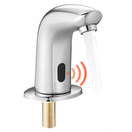 Touchless Bathroom Sink Faucet, Motion Sensor, Chrome