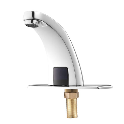 Touchless Bathroom Sink Faucet – Motion Sensor, Hot Cold, Chrome
