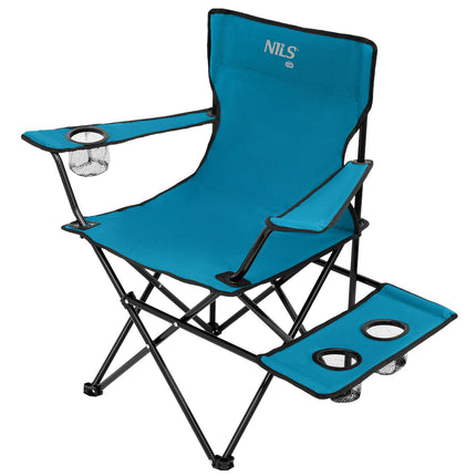 Tourist Chair, Foldable, Blue-Gray, Compact Design