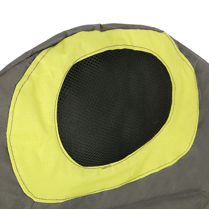 Tourist Chair, Grey-Lime, Foldable, Lightweight
