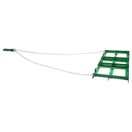 Tow-Behind Drag Harrow, 4 Ft, Adjustable Bars, 72 In Chain