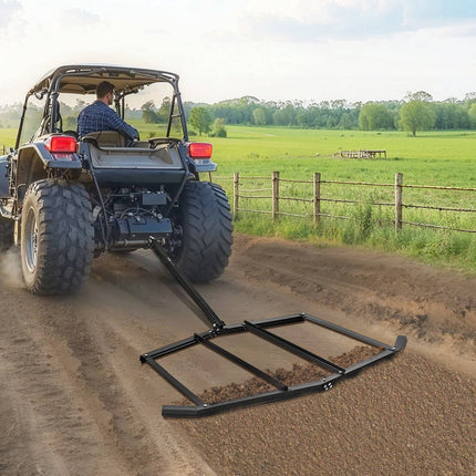 Tow-Behind Drag Harrow, 72-Inch Steel, Pin Hitch