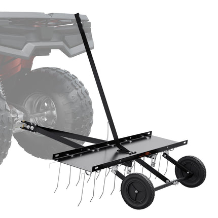 Tow-Behind Lawn Dethatcher, 40-Inch, 20 Spring Steel Tines