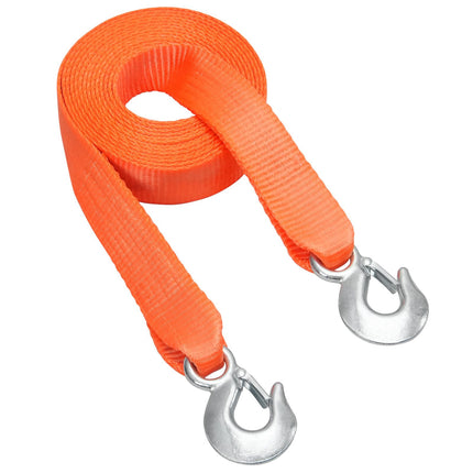 Tow Strap With Hooks, 2 In x 20 Ft, 17,000 lb Capacity