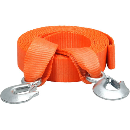 Tow Strap With Hooks, 2 In x 20 Ft, 17,000 lb Capacity