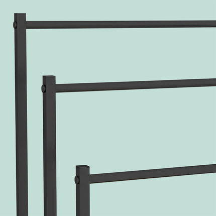 Towel Rack with Shelf – Freestanding, Metal Frame