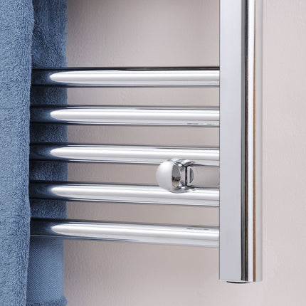 Hydronic towel cooler, 14 rods carbon steel, 600x800 mm