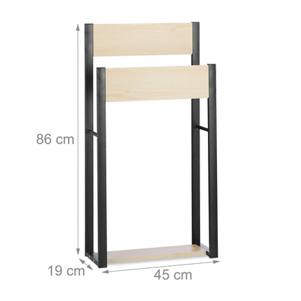 Towel dryer standing double