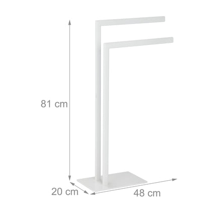 Towel hanger 2 closes white