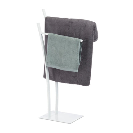 Towel hanger White Two-armed