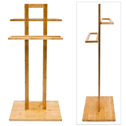 Towel hanger in bamboo