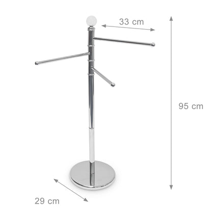 Towel hanger in stainless steel