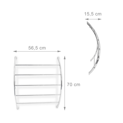 Towel hanger with 5 bars