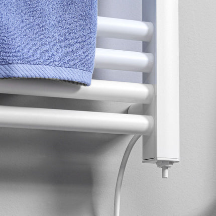 Bathroom towel rail, 540x960 mm, 16 elements, overheat protected