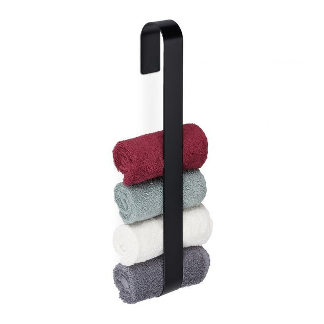 Towel rail stainless steel black