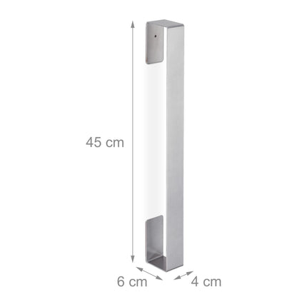 Towel rail without drilling