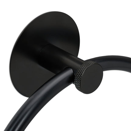 Towel ring black