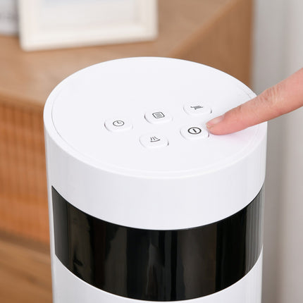 Tower fan with remote control, 85° oscillation, 3 speeds, white