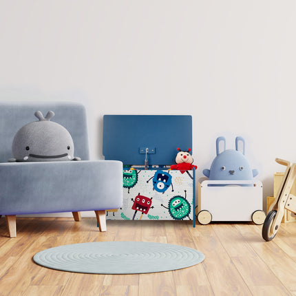 Toy box with monsters