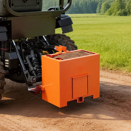 Tractor Ballast Box, Cat 1 3-Point, 800 lb, 2 in Receiver