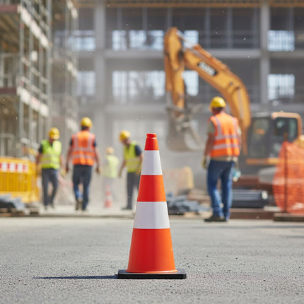 Traffic Cone 75 cm – Heavy Duty, Reflective Stripes