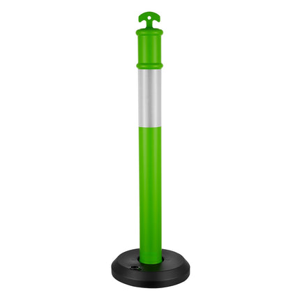 Traffic Delineator Posts 3-Pack, 1140 mm, Reflective, Fillable Base