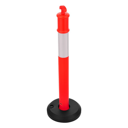 Traffic Delineator Posts, 3-Pack 1140mm, Reflective, Red