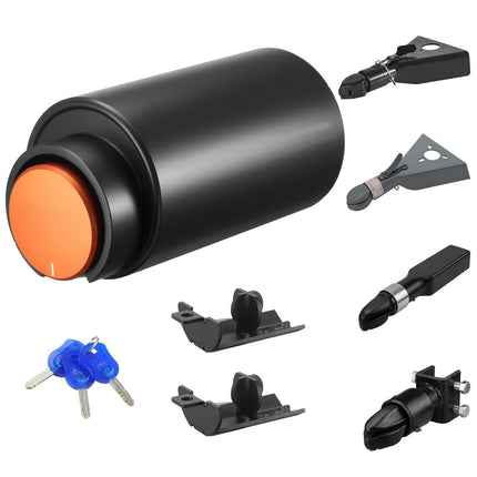 Trailer Coupler Lock, Fits 2 In & 2-5/16 In, 3 Keys