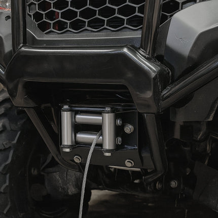 Trailer Hitch Winch Mount 2000–3600 lb, 2-Hole Steel