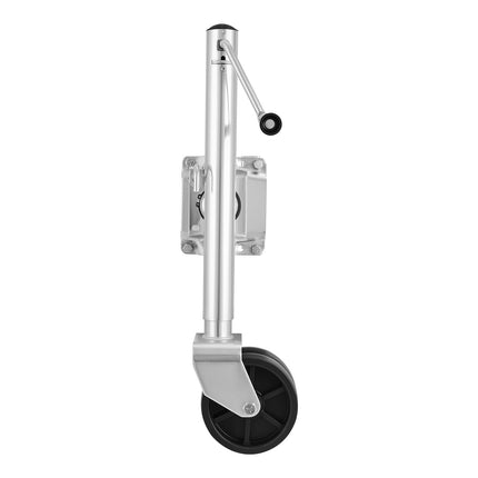 Trailer Jack with Dual Wheel, Swivel, 2000 lb, 15–27 in