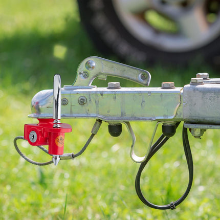 Trailer lock with 5 keys