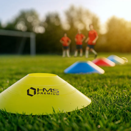 Training Cones, 50-Pack, Durable Plastic