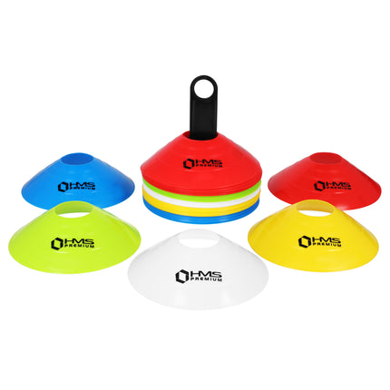 Training Cones, 50-Pack, Durable Plastic