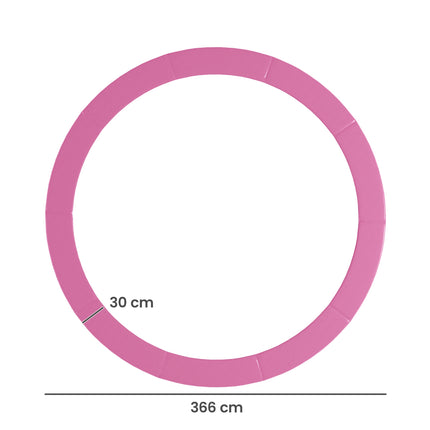 Trampoline Pad Cover, Waterproof, Tear-Resistant, Ø366 cm, Pink