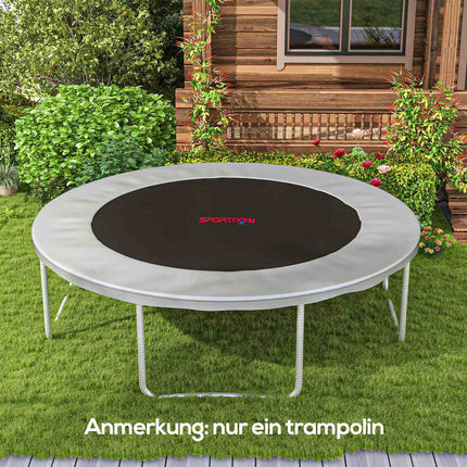 Trampoline Replacement Mat, Round, 3.66m, Polypropylene, Orange