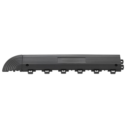 Transition Edge Kit, 11-Piece PP, For Drainage Mats, Black