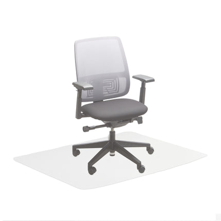 Transparent floor cover office chair