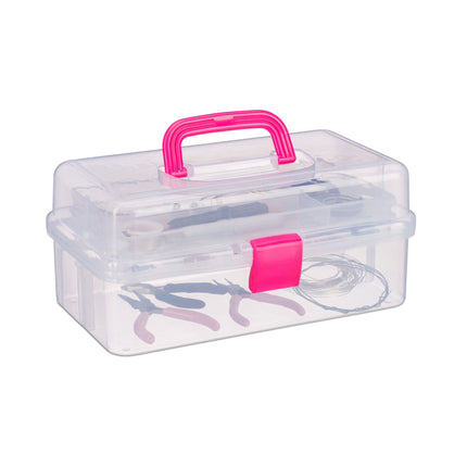 Transparent plastic box