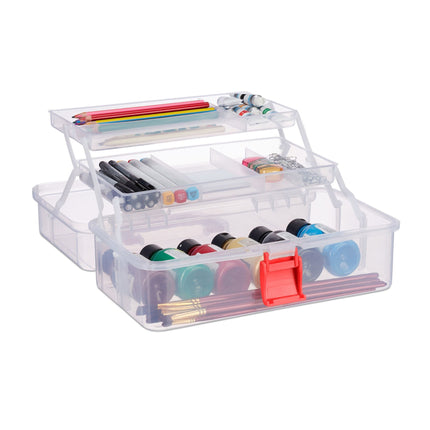 Transparent plastic box