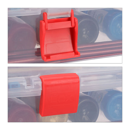 Transparent plastic box