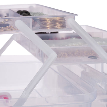 Transparent plastic box