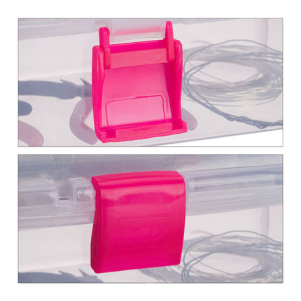 Transparent plastic box