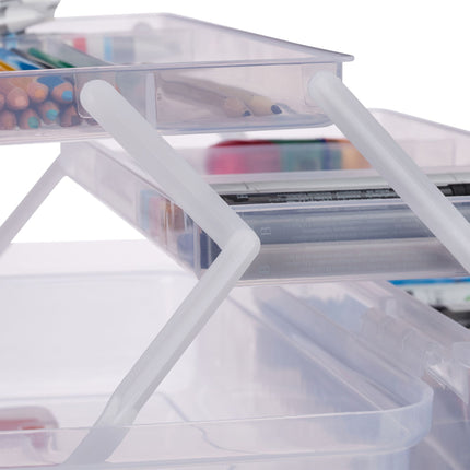 Transparent plastic box